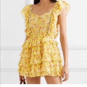 Yellow floral Loveshack Fancy Dress